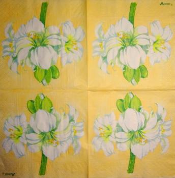 039 Lilies - 3-ply (apricot) - Stewo